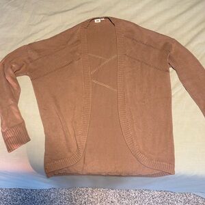 Classic Brown Knit Cardigan Sweater